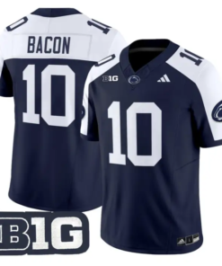 Caleb Bacon Jersey #10 Penn State 2026 Limited Stitched by My Store NCAA Football Jerseys