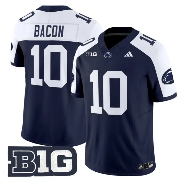 Caleb Bacon Jersey #10 Penn State 2026 Limited Stitched 1 Caleb Bacon Jersey #10 Penn State 2026 Limited Stitched by My Store NCAA Football Jerseys