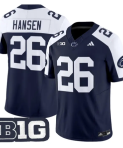 Carson Hansen Jersey #26 Penn State Nittany 2026 Limited Stitched by My Store NCAA Football Jerseys