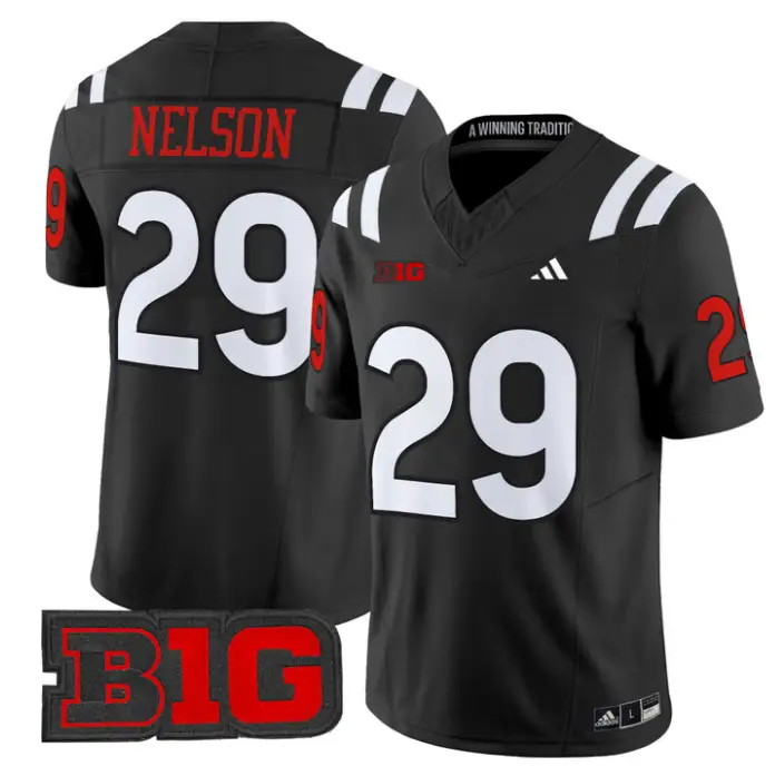 Carter Nelson Jersey #29 Nebraska Cornhuskers 2026 Vapor Limited Stitched 1 Carter Nelson Jersey #29 Nebraska Cornhuskers 2026 Vapor Limited Stitched by My Store NCAA Football Jerseys