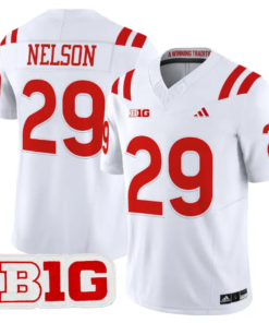 Carter Nelson Jersey #29 Nebraska Cornhuskers 2026 Vapor Limited Stitched 9 Carter Nelson Jersey #29 Nebraska Cornhuskers 2026 Vapor Limited Stitched by My Store NCAA Football Jerseys