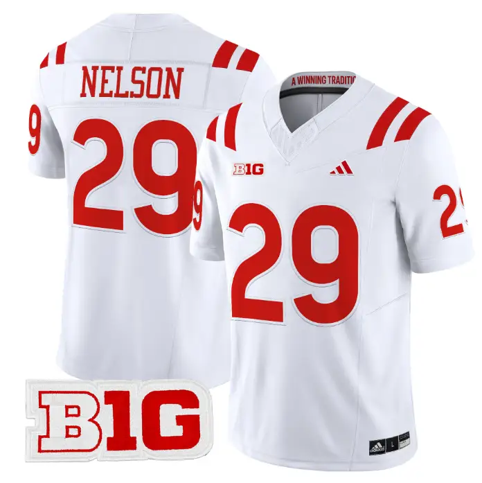 Carter Nelson Jersey #29 Nebraska Cornhuskers 2026 Vapor Limited Stitched 5 Carter Nelson Jersey #29 Nebraska Cornhuskers 2026 Vapor Limited Stitched by My Store NCAA Football Jerseys