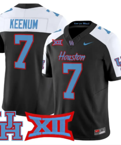 Case Keenum Jersey #7 Houston Cougars 2026 Vapor Limited Stitched by My Store NCAA Football Jerseys