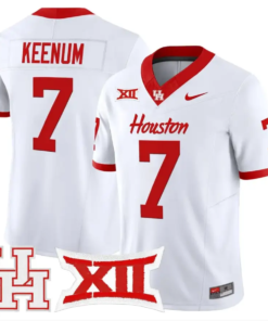 Case Keenum Jersey #7 Houston Cougars 2026 Vapor Limited Stitched by My Store NCAA Football Jerseys