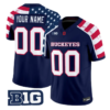 Custom Ohio State Buckeyes Jersey America 250 Edition Vapor Limited Stitched