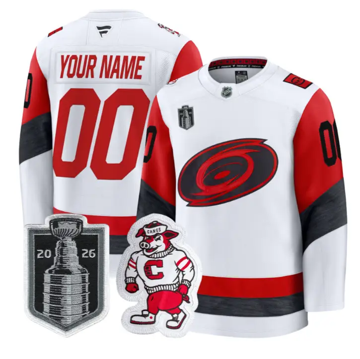 Custom Carolina Hurricanes Jersey 2026 Stanley Cup Patch Premium Stitched 3 Custom Carolina Hurricanes Jersey 2026 Stanley Cup Patch Premium Stitched by Hockey David