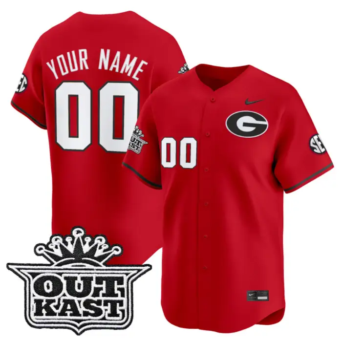 Custom Georgia Bulldogs Jersey Baseball 2026 Outkast Vapor by My Store