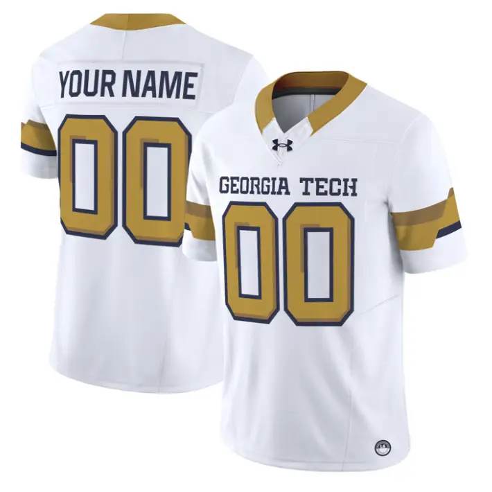 Custom Georgia Tech Yellow Jackets Jersey 2026 Vapor Limited Stitched by My Store NCAA Football Jerseys
