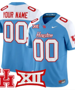 Custom Houston Cougars Jersey Name, Number 2026 Vapor Limited Stitched by My Store NCAA Football Jerseys
