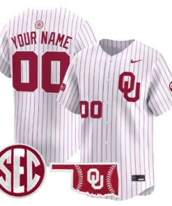 Custom Oklahoma Sooners Jersey Baseball 2026 Vapor Limited Stitched 9 Custom Oklahoma Sooners Jersey Baseball 2026 Vapor Limited Stitched by My Store