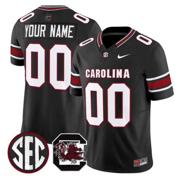 Custom South Carolina Gamecocks Jersey 2026 Name, Number Stitched 3 Custom South Carolina Gamecocks Jersey 2026 Name, Number Stitched by My Store NCAA Football Jerseys