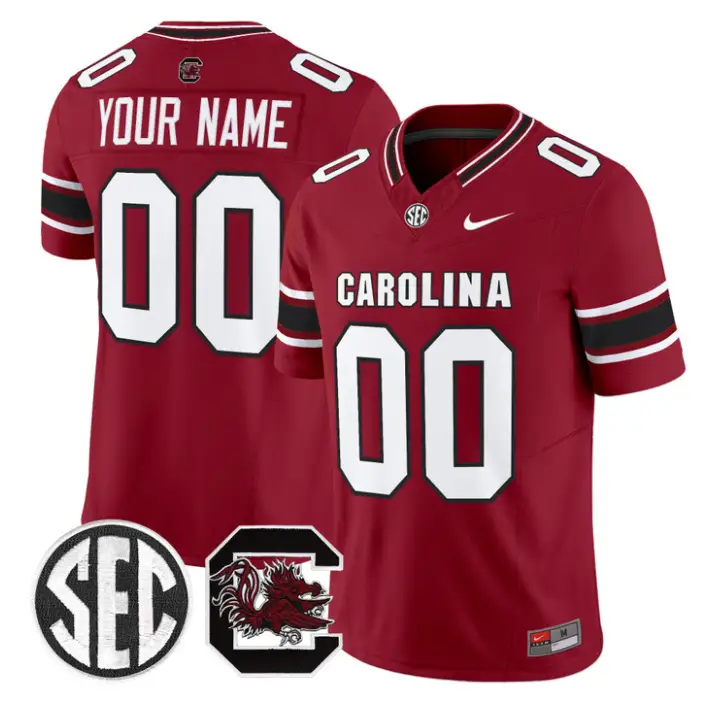 Custom South Carolina Gamecocks Jersey 2026 Name, Number Stitched 4 Custom South Carolina Gamecocks Jersey 2026 Name, Number Stitched by My Store NCAA Football Jerseys