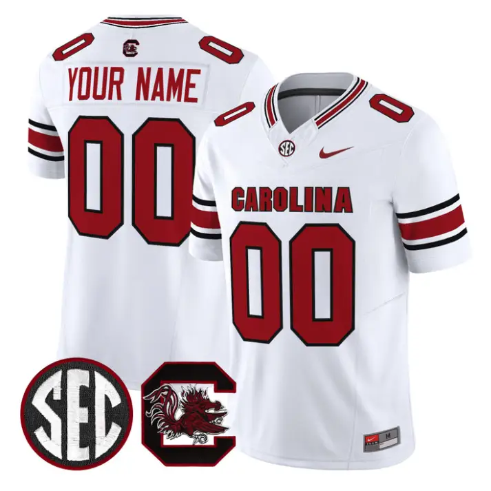 Custom South Carolina Gamecocks Jersey 2026 Name, Number Stitched 5 Custom South Carolina Gamecocks Jersey 2026 Name, Number Stitched by My Store NCAA Football Jerseys