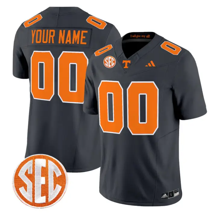 Custom Tennessee Vols Jersey 2026 Name, Number Vapor Limited Stitched by My Store NCAA Football Jerseys