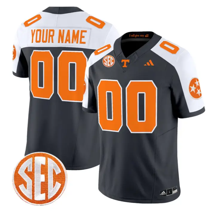 Custom Tennessee Vols Jersey 2026 Name, Number Vapor Limited Stitched by My Store NCAA Football Jerseys