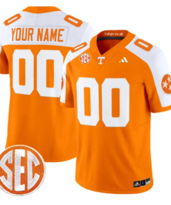 Custom Tennessee Vols Jersey 2026 Name, Number Vapor Limited Stitched by My Store NCAA Football Jerseys