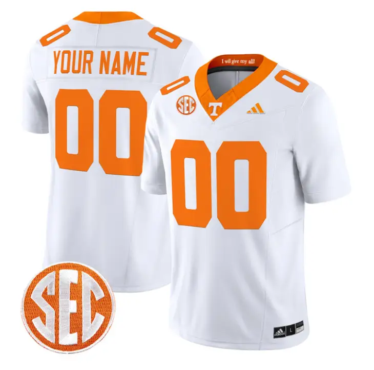 Custom Tennessee Vols Jersey 2026 Name, Number Vapor Limited Stitched by My Store NCAA Football Jerseys