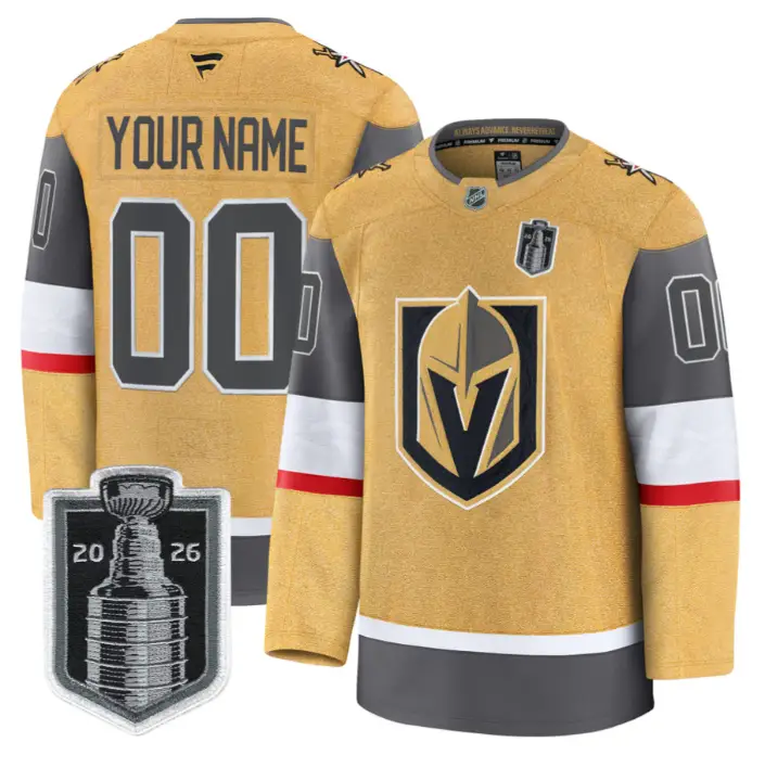 Custom Vegas Golden Knights Jersey Name, Number 2026 Stanley Cup Stitched by Hockey David