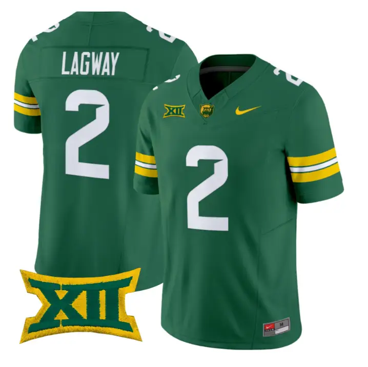 DJ Lagway Jersey #2 Baylor Bears 2026 Vapor Limited Stitched 5 DJ Lagway Jersey #2 Baylor Bears 2026 Vapor Limited Stitched by My Store NCAA Football Jerseys