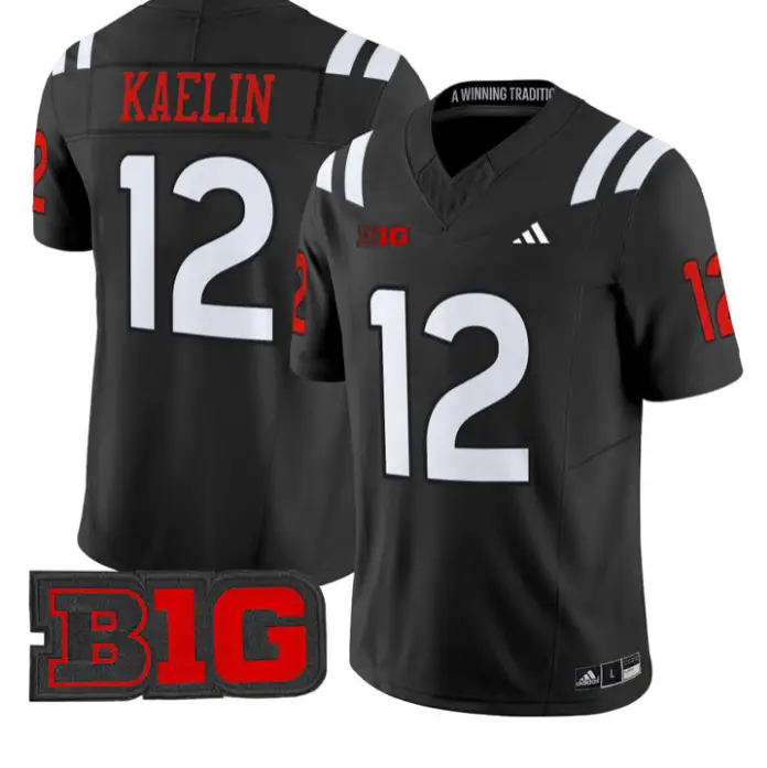 Daniel Kaelin Jersey #12 Nebraska Cornhuskers 2026 Vapor Limited Stitched 2 Daniel Kaelin Jersey #12 Nebraska Cornhuskers 2026 Vapor Limited Stitched by My Store NCAA Football Jerseys