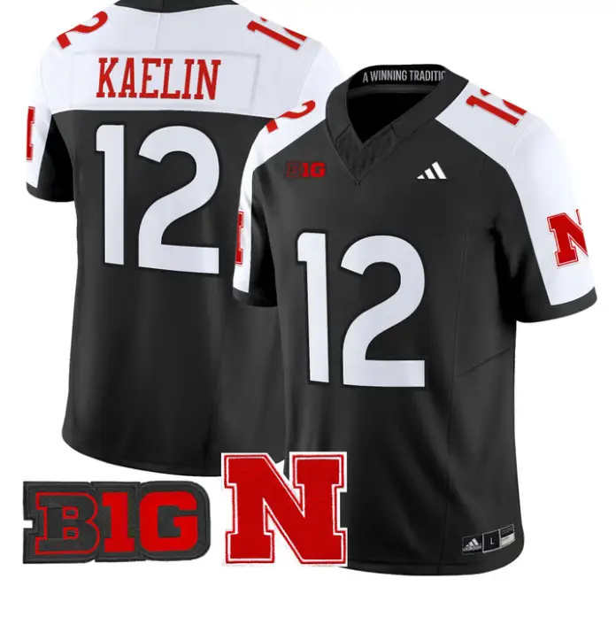 Daniel Kaelin Jersey #12 Nebraska Cornhuskers 2026 Vapor Limited Stitched 1 Daniel Kaelin Jersey #12 Nebraska Cornhuskers 2026 Vapor Limited Stitched by My Store NCAA Football Jerseys