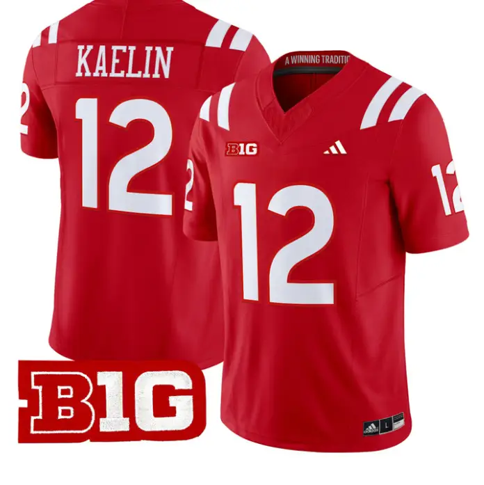 Daniel Kaelin Jersey #12 Nebraska Cornhuskers 2026 Vapor Limited Stitched 4 Daniel Kaelin Jersey #12 Nebraska Cornhuskers 2026 Vapor Limited Stitched by My Store NCAA Football Jerseys