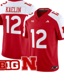 Daniel Kaelin Jersey #12 Nebraska Cornhuskers 2026 Vapor Limited Stitched 7 Daniel Kaelin Jersey #12 Nebraska Cornhuskers 2026 Vapor Limited Stitched by My Store NCAA Football Jerseys