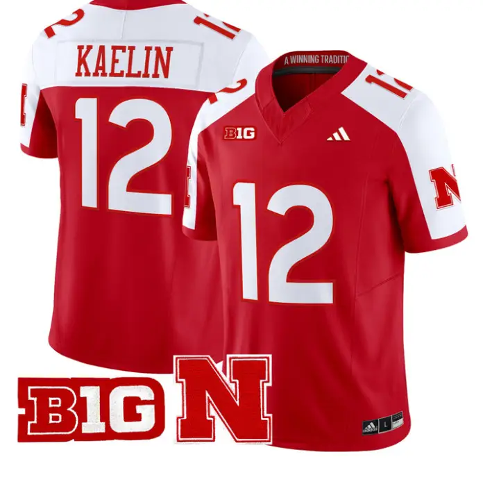 Daniel Kaelin Jersey #12 Nebraska Cornhuskers 2026 Vapor Limited Stitched 3 Daniel Kaelin Jersey #12 Nebraska Cornhuskers 2026 Vapor Limited Stitched by My Store NCAA Football Jerseys