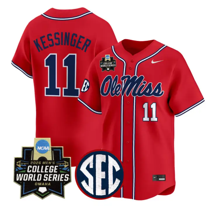 Don Kessinger Jersey #11 Ole Miss 2026 World Series Vapor Stitched by My Store