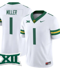 Dre'lon Miller Jersey #1 Baylor Bears 2026 Vapor Limited Stitched 12 Dre'lon Miller Jersey #1 Baylor Bears 2026 Vapor Limited Stitched by My Store NCAA Football Jerseys