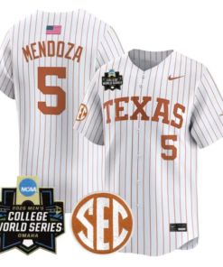 Ethan Mendoza Jersey #5 Texas Longhorns 2026 World Series Vapor Stitched 7 Ethan Mendoza Jersey #5 Texas Longhorns 2026 World Series Vapor Stitched by My Store