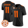 Faizon Brandon Jersey #11 Tennessee Vols 2026 Vapor Limited Stitched