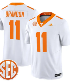 Faizon Brandon Jersey #11 Tennessee Vols 2026 Vapor Limited Stitched by My Store NCAA Football Jerseys