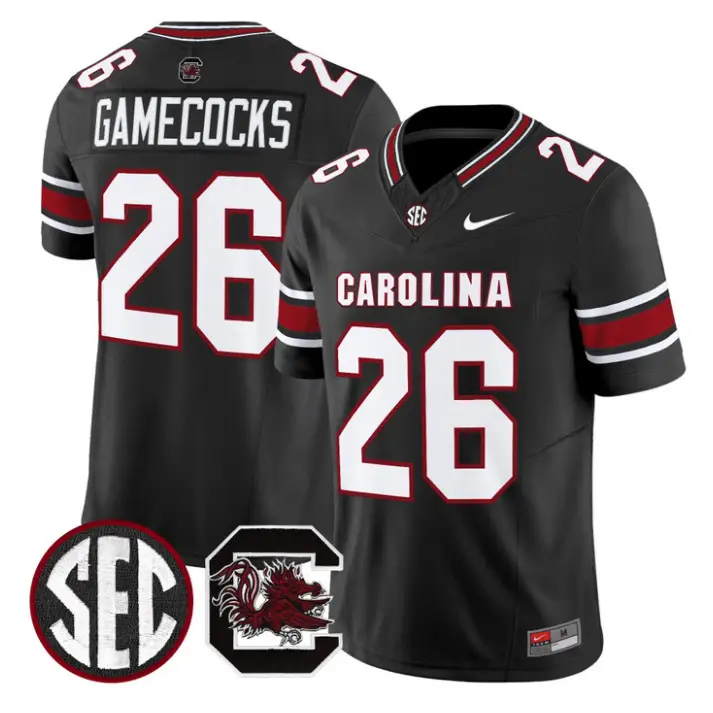 Gamecocks Jersey #26 South Carolina Gamecocks 2026 Stitched 2 Gamecocks Jersey #26 South Carolina Gamecocks 2026 Stitched by My Store NCAA Football Jerseys