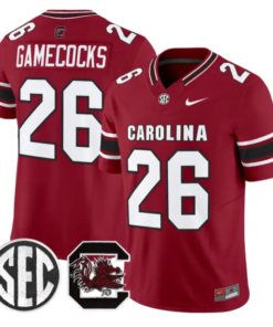Gamecocks Jersey #26 South Carolina Gamecocks 2026 Stitched 9 Gamecocks Jersey #26 South Carolina Gamecocks 2026 Stitched by My Store NCAA Football Jerseys