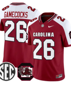 Gamecocks Jersey #26 South Carolina Gamecocks 2026 Stitched 8 Gamecocks Jersey #26 South Carolina Gamecocks 2026 Stitched by My Store NCAA Football Jerseys