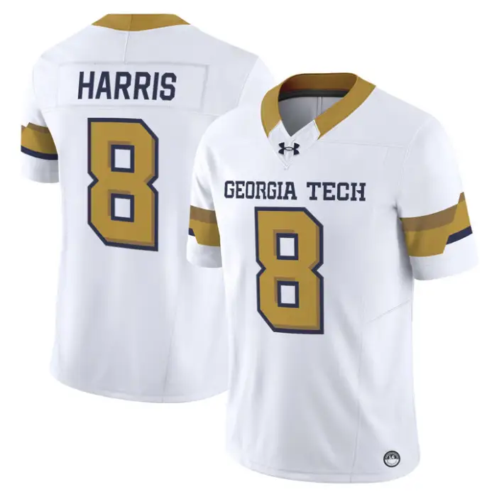 Gavin Harris Jersey #8 Georgia Tech Yellow Jackets 2026 Limited Stitched 2 Gavin Harris Jersey #8 Georgia Tech Yellow Jackets 2026 Limited Stitched by My Store NCAA Football Jerseys