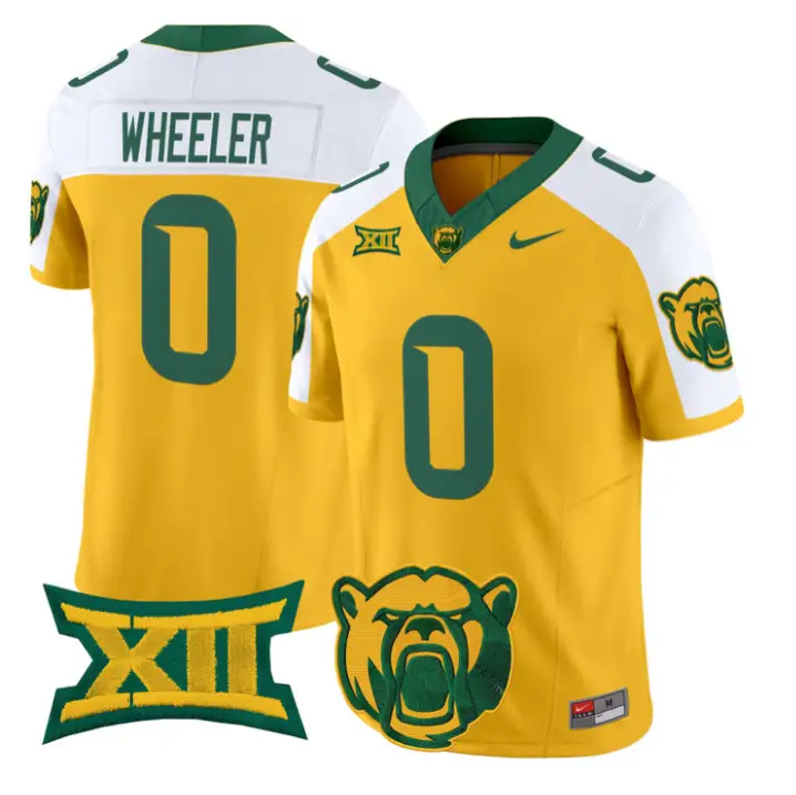 Hosea Wheeler Jersey #0 Baylor Bears 2026 Vapor Limited Stitched by My Store NCAA Football Jerseys