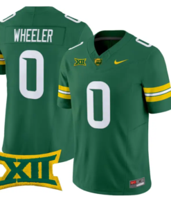 Hosea Wheeler Jersey #0 Baylor Bears 2026 Vapor Limited Stitched by My Store NCAA Football Jerseys