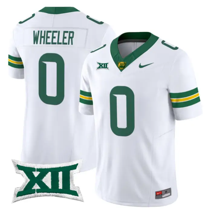 Hosea Wheeler Jersey #0 Baylor Bears 2026 Vapor Limited Stitched by My Store NCAA Football Jerseys