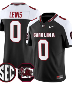 Iveon Lewis Jersey #0 South Carolina Gamecocks 2026 Stitched by My Store NCAA Football Jerseys