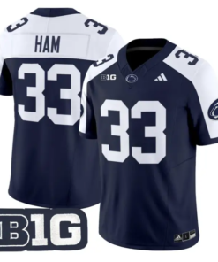 Jack Ham Jersey #33 Penn State Nittany 2026 Limited Stitched by My Store NCAA Football Jerseys