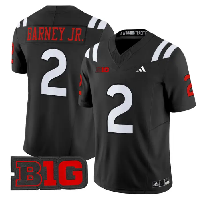 Jacory Barney Jr Jersey #2 Nebraska Cornhuskers 2026 Vapor Stitched 2 Jacory Barney Jr Jersey #2 Nebraska Cornhuskers 2026 Vapor Stitched by My Store NCAA Football Jerseys