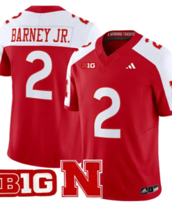 Jacory Barney Jr Jersey #2 Nebraska Cornhuskers 2026 Vapor Stitched 7 Jacory Barney Jr Jersey #2 Nebraska Cornhuskers 2026 Vapor Stitched by My Store NCAA Football Jerseys