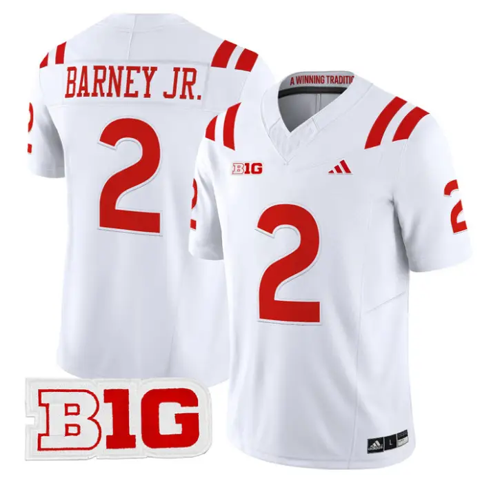 Jacory Barney Jr Jersey #2 Nebraska Cornhuskers 2026 Vapor Stitched 5 Jacory Barney Jr Jersey #2 Nebraska Cornhuskers 2026 Vapor Stitched by My Store NCAA Football Jerseys