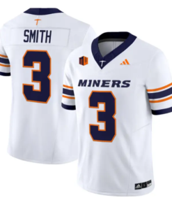 Jaden Smith Jersey #3 UTEP Miners 2016 Vapor Limited Stitched by My Store NCAA Football Jerseys