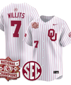 Jaxon Willits Jersey #7 Oklahoma 2026 National Champions Patch Stitched 8 Jaxon Willits Jersey #7 Oklahoma 2026 National Champions Patch Stitched by My Store