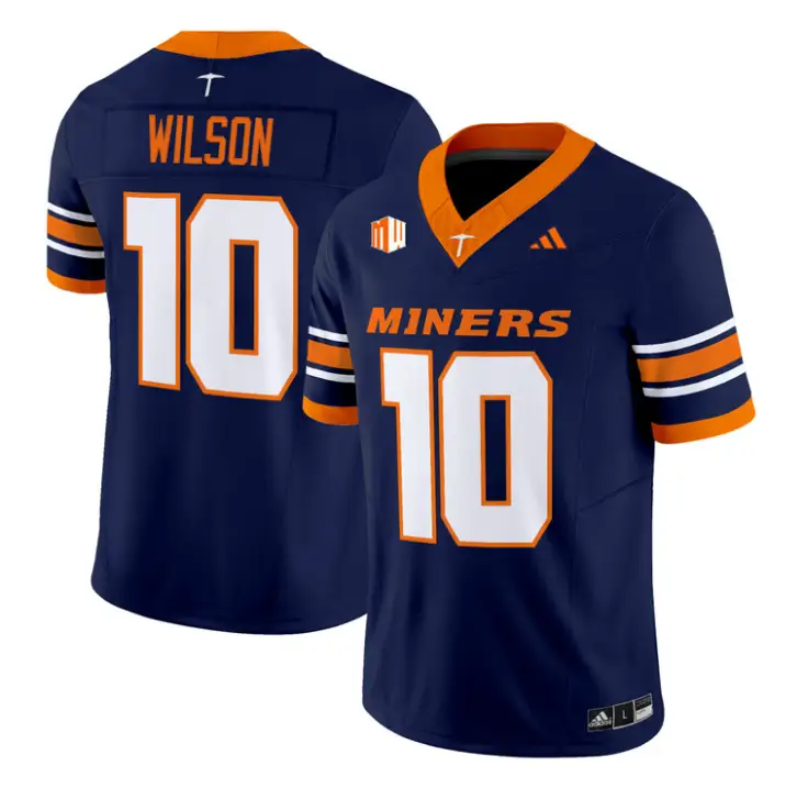 Jayden Wilson Jersey #10 UTEP Miners 2016 Vapor Limited Stitched by My Store NCAA Football Jerseys