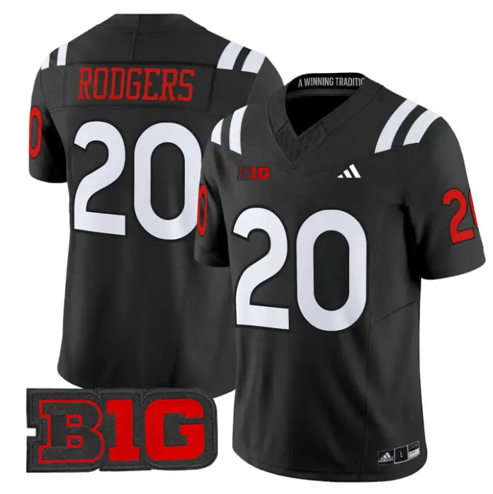 Johnny Rodgers Jersey #20 Nebraska Cornhuskers 2026 Vapor Stitched 2 Johnny Rodgers Jersey #20 Nebraska Cornhuskers 2026 Vapor Stitched by My Store NCAA Football Jerseys