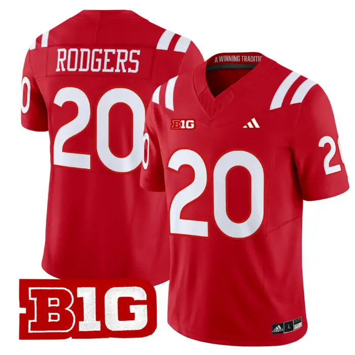 Johnny Rodgers Jersey #20 Nebraska Cornhuskers 2026 Vapor Stitched 4 Johnny Rodgers Jersey #20 Nebraska Cornhuskers 2026 Vapor Stitched by My Store NCAA Football Jerseys